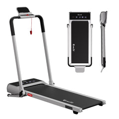 Everfit 3 in 1 Walking Pad Treadmill 20% Auto Incline Under Desk Foldable Treadmills for Home With 40cm Wide Belt Silver