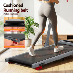 Everfit 3 in 1 Treadmill Electric Walking Pad with Incline Foldable for Home Gym Grey
