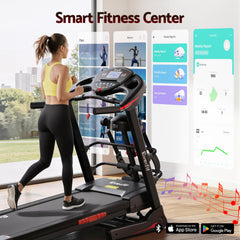 Everfit Treadmill Electric Home Gym Fitness Exercise Machine w/ Massager 480mm