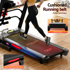 Everfit Treadmill Electric Home Gym Fitness Exercise Machine w/ Massager 480mm
