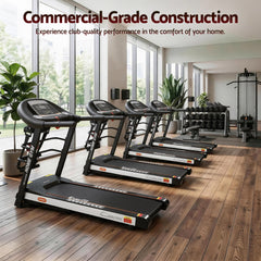 Everfit Treadmill Electric Home Gym Fitness Exercise Machine w/ Massager 450mm