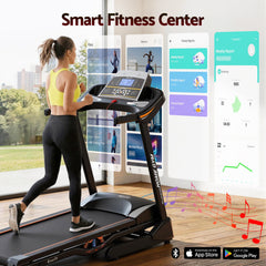 Everfit Treadmill Electric Auto Incline Home Gym Fitness Exercise Machine 480mm