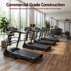 Everfit Treadmill Electric Home Gym Fitness Exercise Machine w/ Massager 480mm