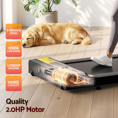 Everfit Treadmill Electric Walking Pad Under Desk Home Gym Fitness Foldable Belt