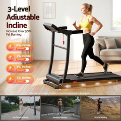 Everfit Treadmill Electric Home Gym Fitness Exercise Machine Incline 400mm