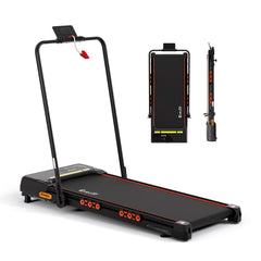 Everfit 3 in 1 Treadmill Electric Walking Pad Auto Incline Foldable for Home Gym Black