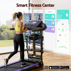 Everfit Treadmill Electric Home Gym Fitness Exercise Machine w/ Massager 400mm