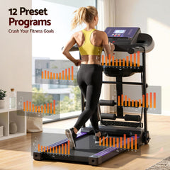 Everfit Treadmill Electric Home Gym Fitness Exercise Machine w/ Massager 400mm