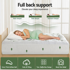 Giselle Mattress Topper 5cm Pillowtop toppers Bamboo Queen