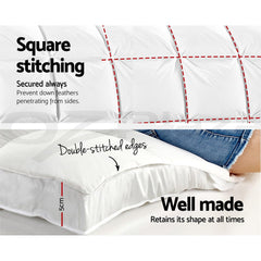 Giselle Bedding 5cm Bamboo Pillowtop Mattress Topper 1000GSM Mattress Pad for Back Pain Relief Washable Breathable Protector with 45cm Deep Pocket King Single