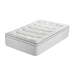 Giselle Bedding Single Mattress Topper 5cm Coral Fleece