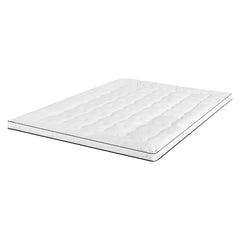 Giselle Bedding Pillowtop Mattress Topper 5cm Thick Mattress Pad for Back Pain Relief & Old Beds Machine Washable 500GSM Breathable Protector Single