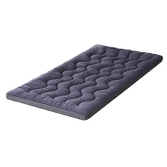 Giselle Bedding 5cm Pillowtop Topper Bamboo Polyester Blend Fibre Pad for Back Pain Relief Washable Overfilled Bed Protector 500GSM King Single