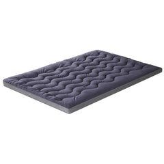 Giselle Bedding 5cm Pillowtop Topper Bamboo Polyester Blend Fibre Pad for Back Pain Relief Washable Overfilled Bed Protector 500GSM Queen