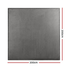 Artiss Tatami Mat Floor Mattress 3cm Thick Futon Mattresses Mellow Mat Rugs Living Room Grey