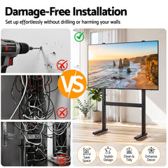 Artiss Universal Floor TV Stand for 32-100 Inch Screens Heavy Duty 40kg Capacity