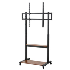 Artiss Mobile TV Stand for 40-100 Inch TVs Cart with Wheels Adjustable Shelves
