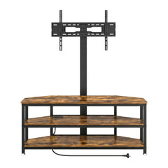 Artiss Corner TV Stand 32-70" w/ Mount LED Lights & Power Outlet Space Saving