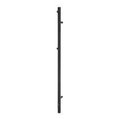 Devanti Heated Towel Rail with Timer Vertical Electric Heater Warmer Rack Black
