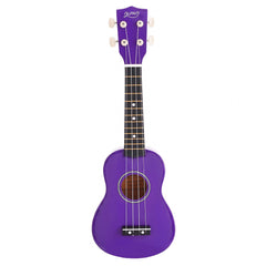 Alpha 21 Inch Ukulele Soprano Beginner Acoustic Small Guitar Kids Strings Purple
