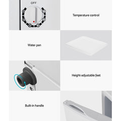 Devanti 42L Upright Freezer Fridge White