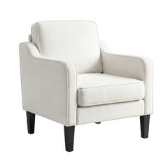 Artiss Armchair Lounge Accent Chair Linen Fabric Beige