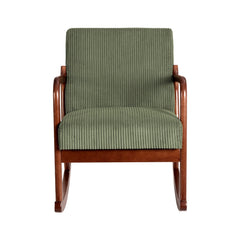 Artiss Rocking Armchair Lounge Chair Corduroy Green