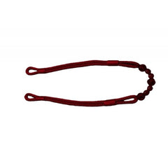 Burgundy Beaded Rope Curtain Tieback