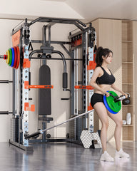 SmartFit M1 Ultra Leg Press and Chest Fly Multi Functional Training Smith Machine Home Gym with 130kgs pin loaded package