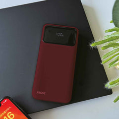 Laser 20000mAh Powerbank 18W PD with LED Red