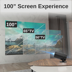 Laser Multi Angle Android LED Projector Black