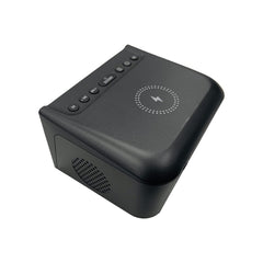 Laser Alarm Clock with Wireless Charging & Bluetooth