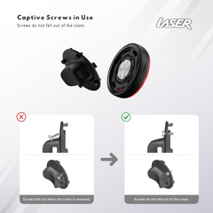 Laser Round Red Reflector Smart Tag
