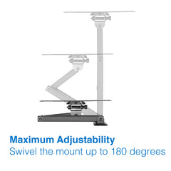 Laser Full Motion TV Wall Mount for 23 inches - 42 inches Panels