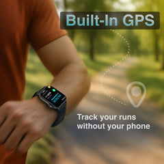 V-Fitness Smart Watch GPS and 2.1 inch Black