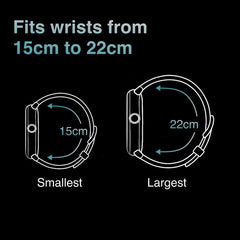 V-Fitness Smart Watch GPS and 2.1 inch Black
