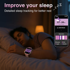 V-Fitness Smart Watch GPS and 2.1 inch Pink