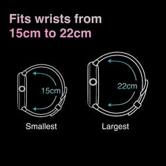 V-Fitness Smart Watch GPS and 2.1 inch Pink
