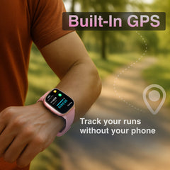 V-Fitness Smart Watch GPS and 2.1 inch Pink