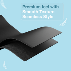 Laser Wireless Charging Desk Mat Black