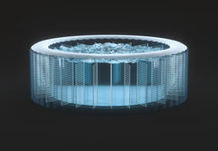 Intex PureSpa Bubble Massage 6 Person Spa 28428