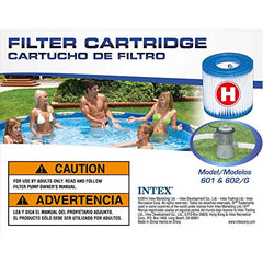 Intex 12 x Filter Cartridge replacement Size H INTEX FILTER PUMP 29007