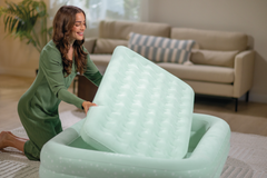 Intex Kidz Inflatable Travel Bed set with Hand Pump - Stars. Great for Travel 66810