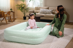 Intex Kidz Inflatable Travel Bed set with Hand Pump - Stars. Great for Travel 66810