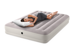 Intex Queen Dura-Beam Prestige Mid-Rise Airbed w/ USB150 Pump- 64179
