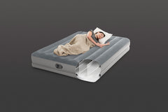 INTEX Queen Dura-Beam® Standard Downy Easy Comfort® Air Mattress 10 w/ Hand Pump 64765