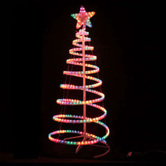 Samland Led 145cm Rope Light Christmas Tree & Star Motif Xmas New