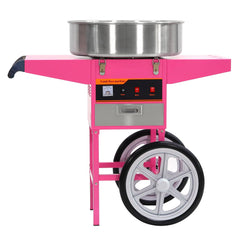 Samland Commercial Fairy Floss Machine with Wheeled Cart