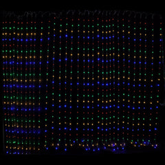Samland 750 LED 620cmx240cm Copper Wire Curtain Light in Multi Colour