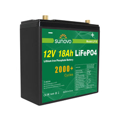 Samland 12V 18AH Deep Circle Lifepo4 Battery Rechargeable Lithium